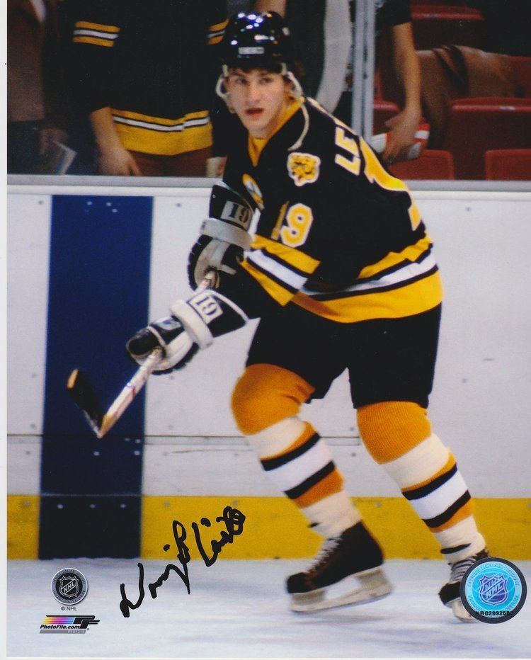Normand Léveillé Leveille Autograph 8x10 Color photo Boston Bruins