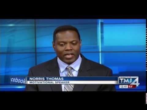 Norris Thomas On WTMJ 4 see Norris Thomas former NFL player sports broadcaster