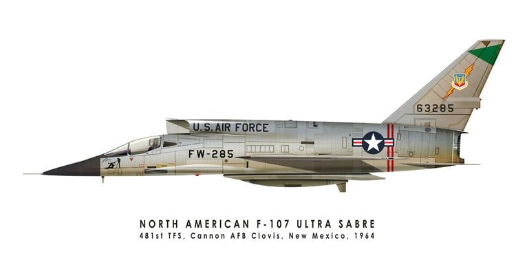 North American F-107 The Aviation Design Boneyard North American F107