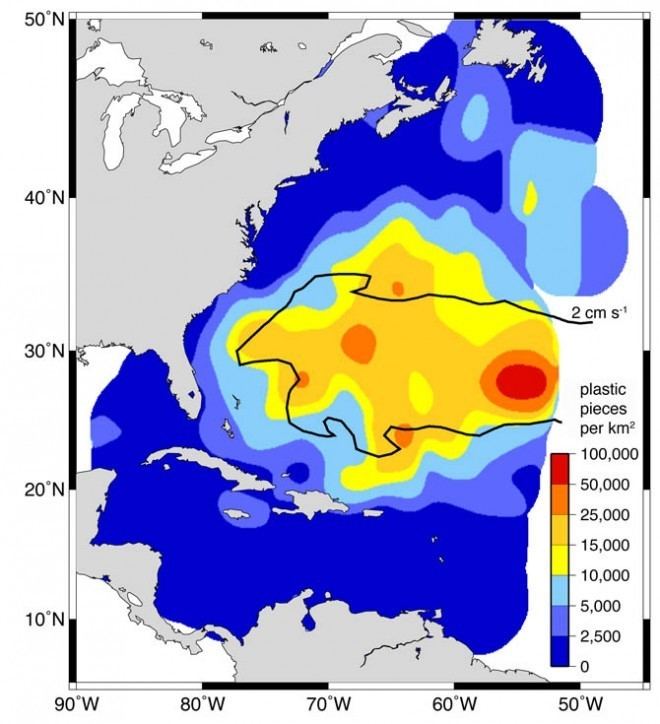 North Atlantic garbage patch Massive North Atlantic Garbage Patch Mapped WIRED