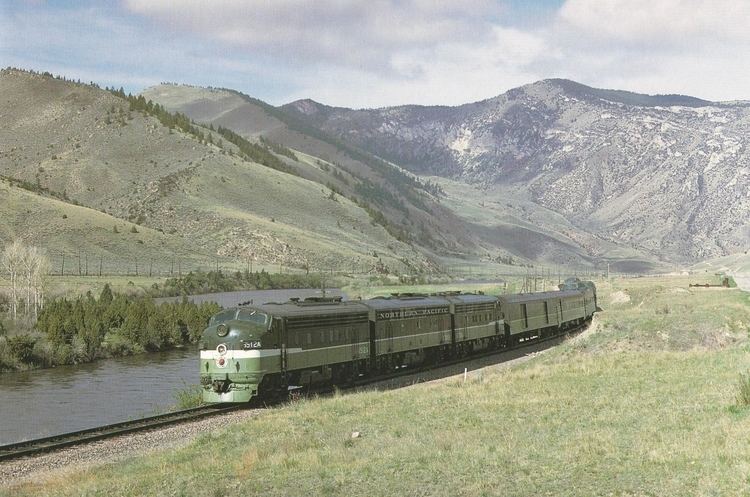 North Coast Limited North Coast Limited springtime in the Rockies Streamliner Memories