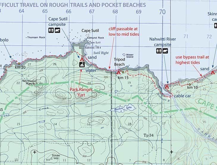 North Coast Trail North Coast Trail Map