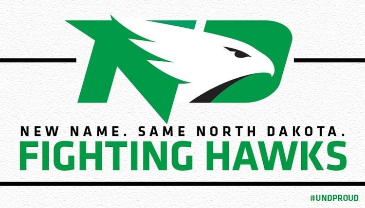 North Dakota Fighting Hawks University of North Dakota unveils Fighting Hawks logo News KFGO790