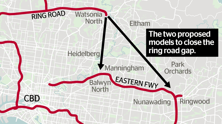 North East Link Missing Link39 road project placed on the political agenda