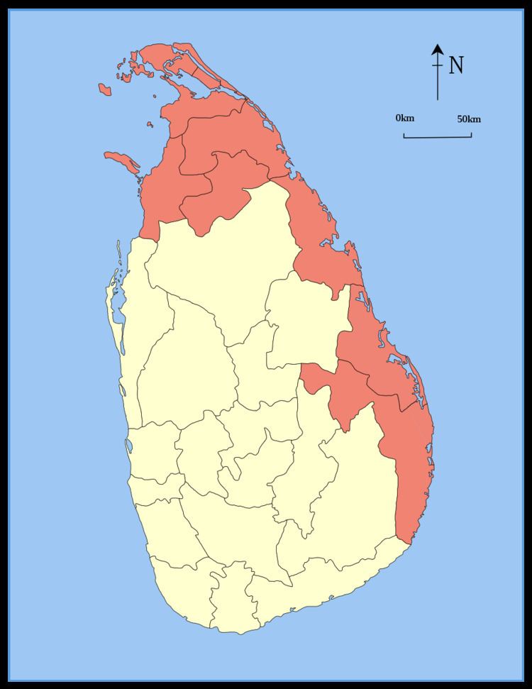 North Eastern Province, Sri Lanka