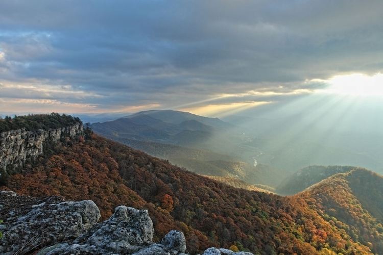 North Fork Mountain Sunrays On North Fork Mountain Outdoor Photographer