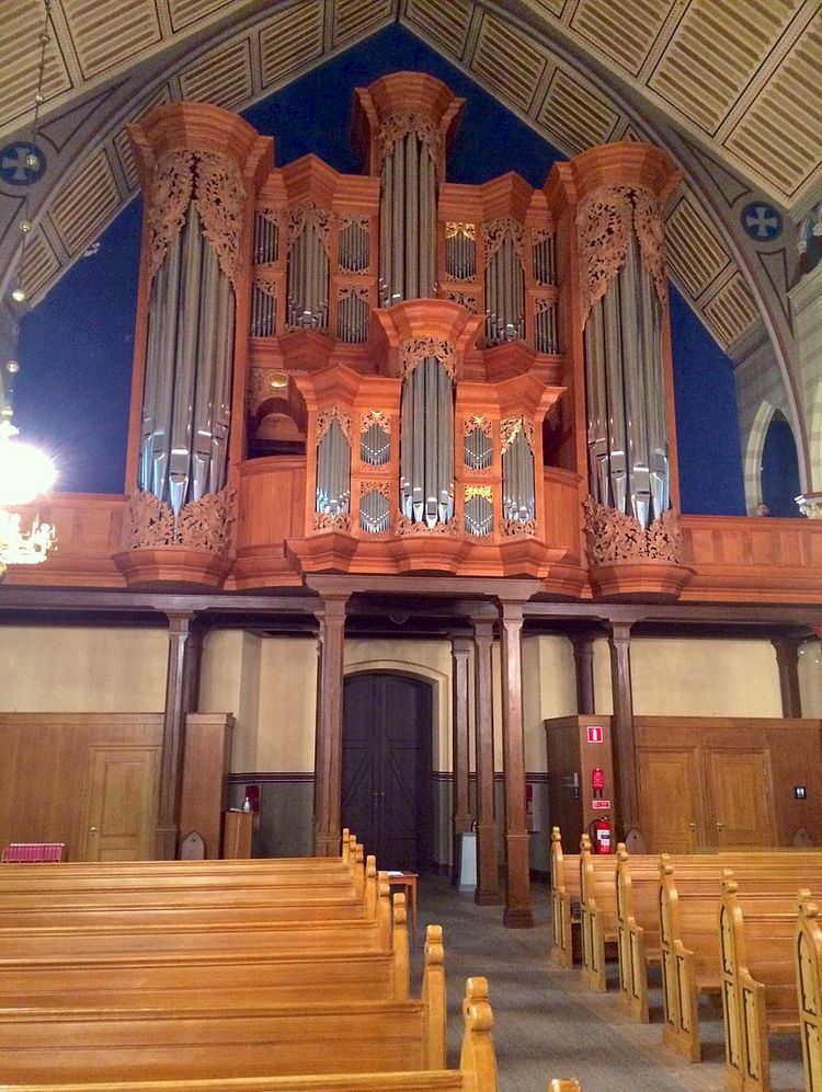 North German baroque organ in Örgryte Nya Kyrka