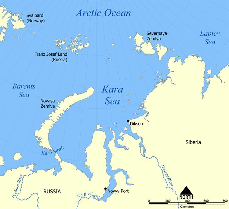 North Kara basin