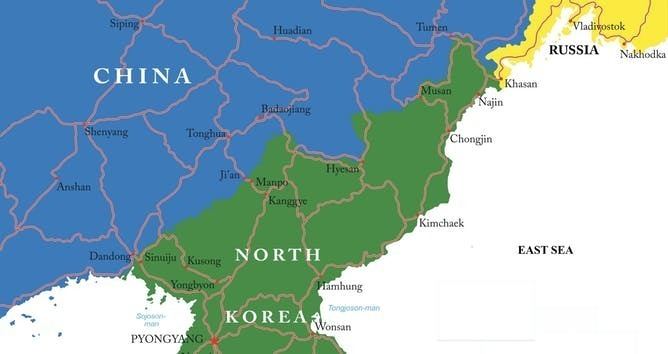 North Korea–Russia border httpscdntheconversationcomfiles72695area14