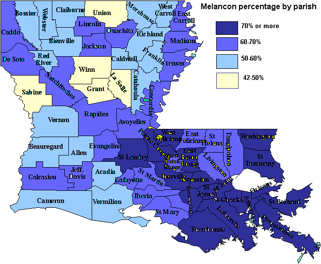North Louisiana LouisianaWest Virginia Congressional Primary results JMC