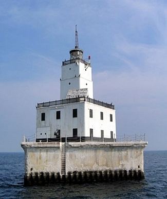 North Manitou Shoal Light Station North Manitou Shoal Lighthouse Michigan at Lighthousefriendscom