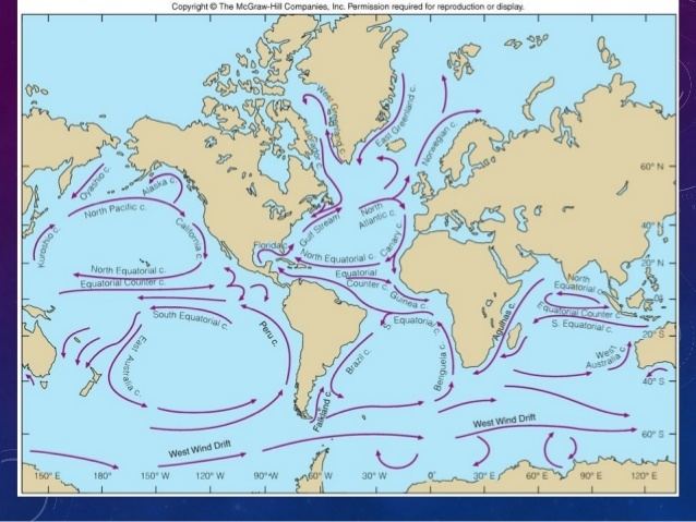 North Pacific Current Ocean currents pacific