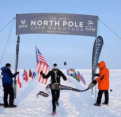 North Pole Marathon Michael Wardian Won The North Pole Marathon Business Insider