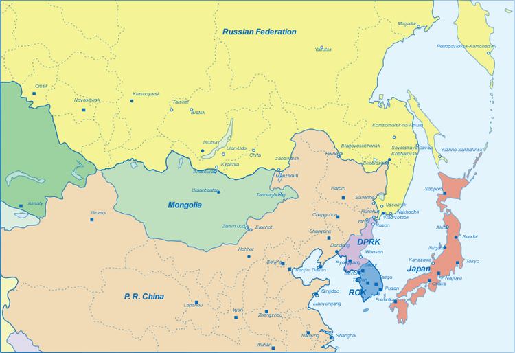 Northeast Asia Maps of Northeast Asia Data The Economic Research Institute for