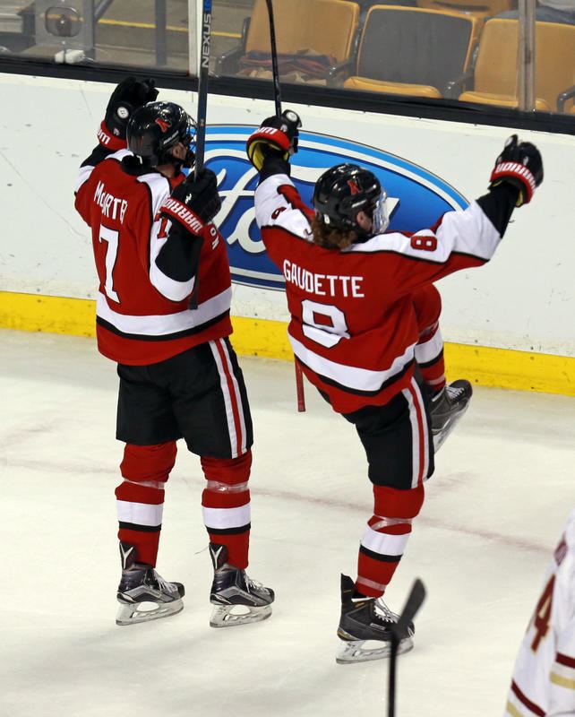 Northeastern Huskies men's ice hockey Redhot Northeastern beats BC to advance to Hockey East final