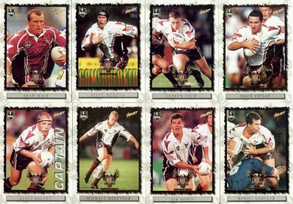 Northern Eagles 2000 Select Rugby League Cards Northern Eagles x 8 Full Set 8839