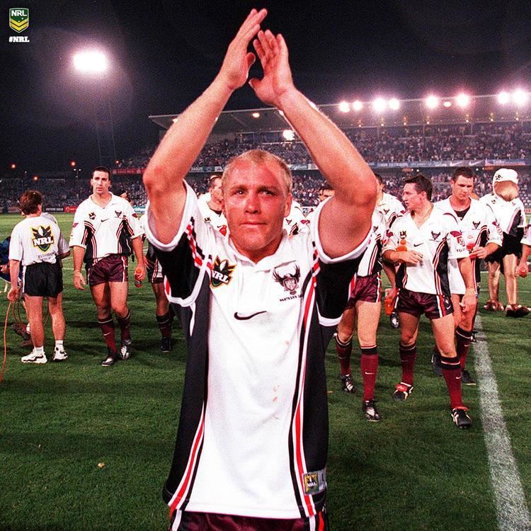 Northern Eagles nrlonthisday 482001 northern eagles captain geoff toovey