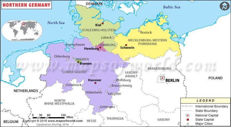 Northern Germany Northern Germany Map North Germany