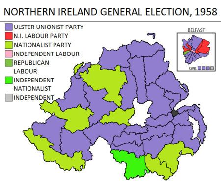 Northern Ireland general election, 1958 httpsuploadwikimediaorgwikipediacommonsthu