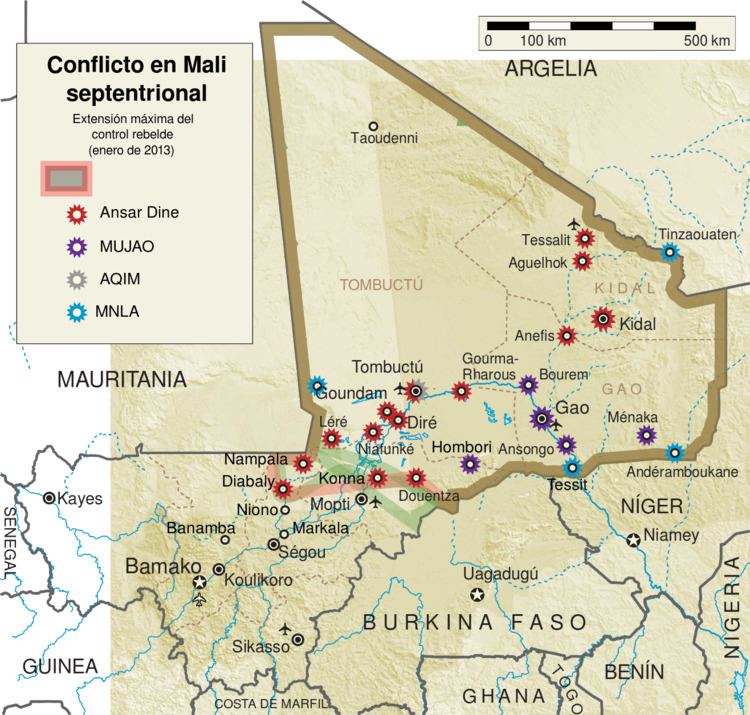 Northern Mali conflict FileNorthern Mali conflictessvg Wikimedia Commons