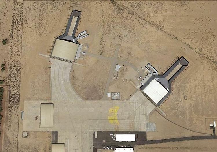The Northrop Grumman area in Palmdale, California where 'secret' aircraft are developed
