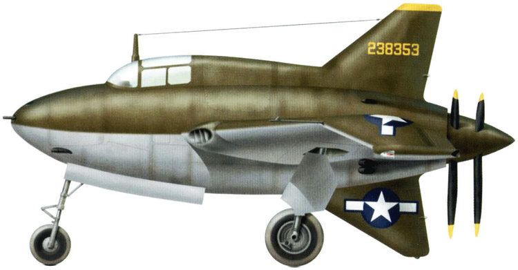 Northrop XP-56 Black Bullet WINGS PALETTE Northrop XP56 Black Bullet USA