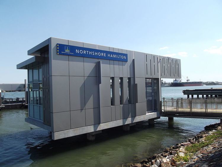 Northshore Hamilton ferry wharf