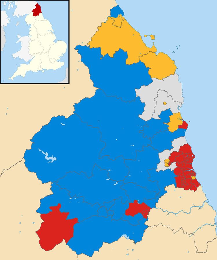 Northumberland County Council election, 2001