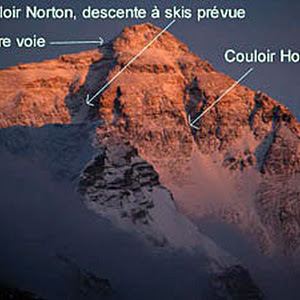 Norton Couloir Polar News ExplorersWeb Everest JeanNoel Urban to attempt a ski