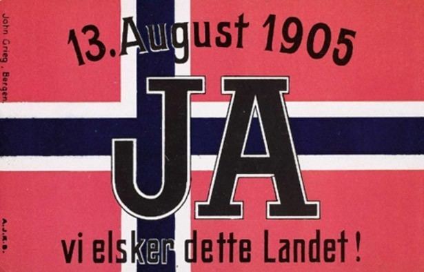 Norwegian union dissolution referendum, 1905