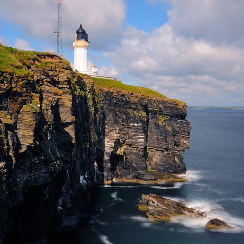 Noss Head Lighthouse Noss Head Lighthouse Historic Attractions Caithness Sutherland