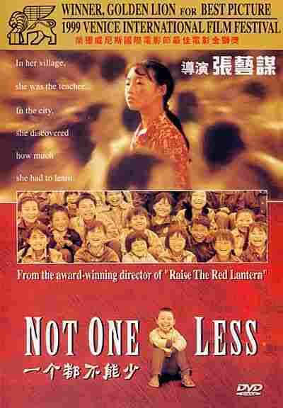 Not One Less Not One Less 1999 China dir by Zhang Yimou I love this film