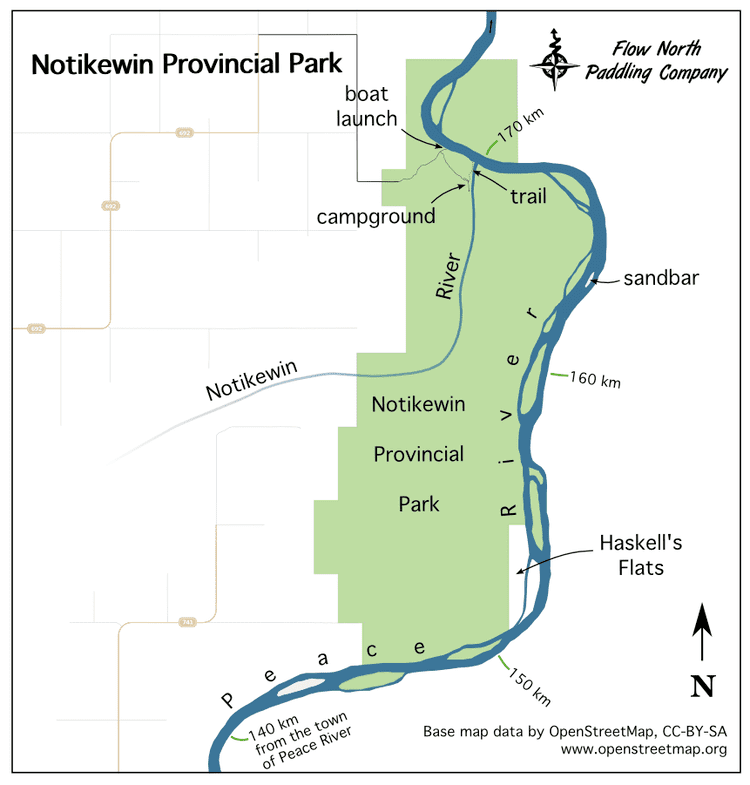 Notikewin Provincial Park Flow North Paddling Company Notikewin Provincial Park