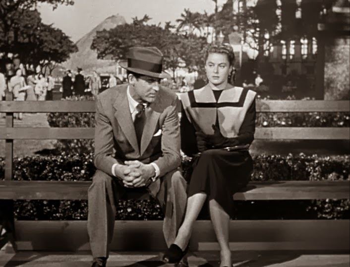 Notorious (1946 film) movie scenes Hitchcock employed rear projection cinematography to a significant degree in this film In fact all the scenery from Rio was obtained by a separate film 