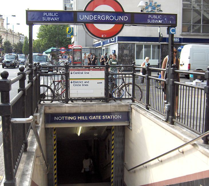 Notting Hill Gate tube station