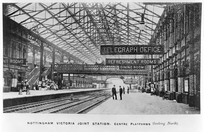 Nottingham Victoria railway station Nottingham Victoria station about 1910 Photos Our collection