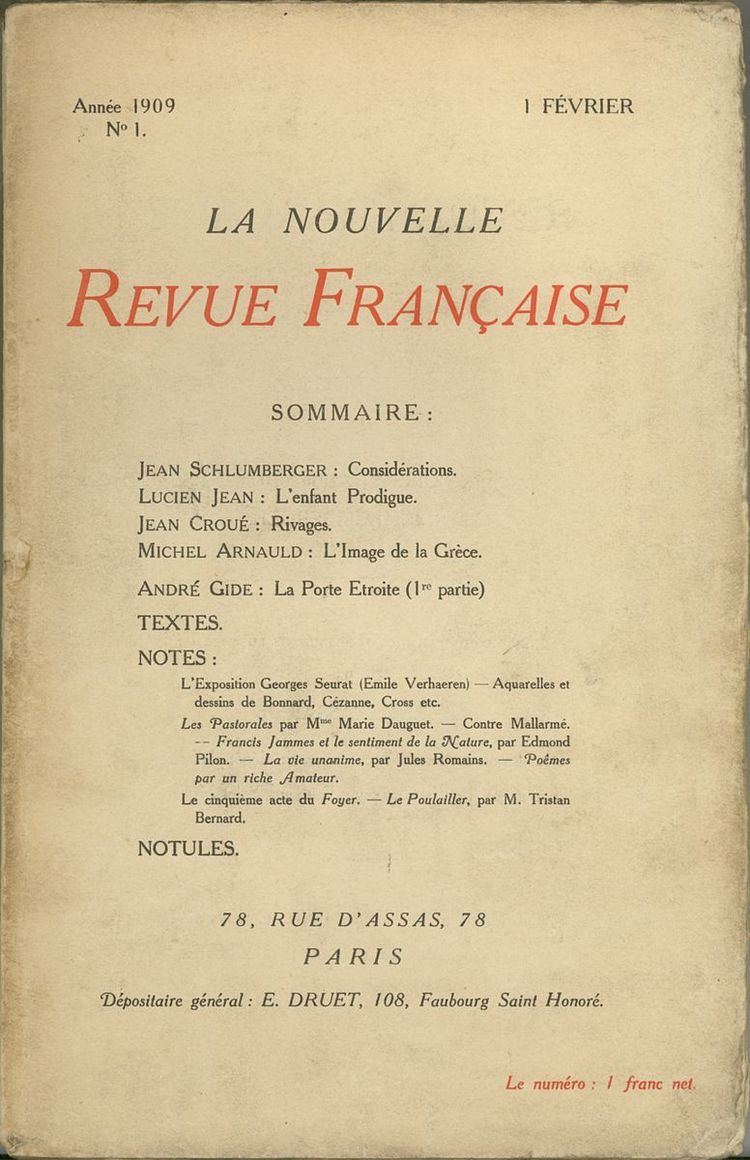 Nouvelle Revue Française
