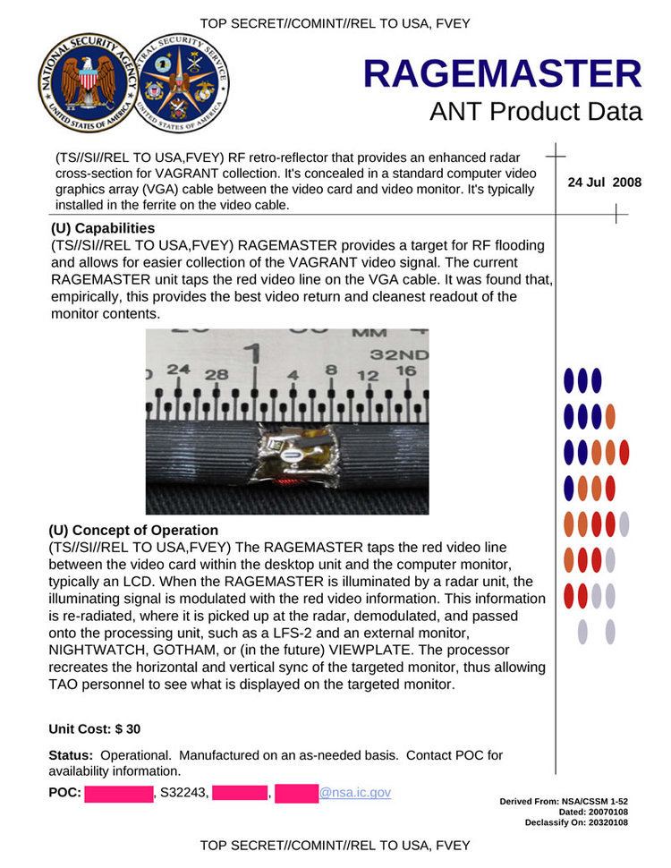 NSA ANT catalog