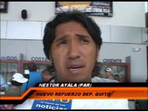 Néstor Ayala El delantero paraguayo Nstor Ayala lleg para incorporarse a D
