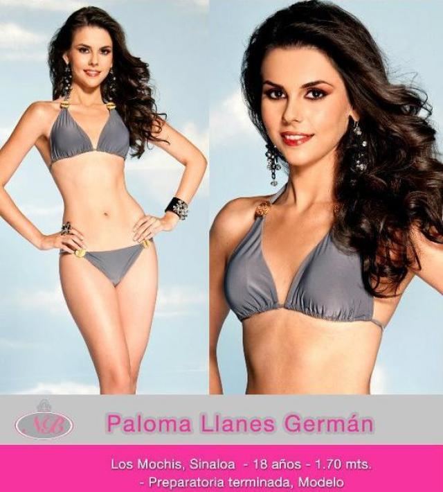 Nuestra Belleza Sinaloa Ranking de Nuestra Belleza Mexico 2011 Candidatas