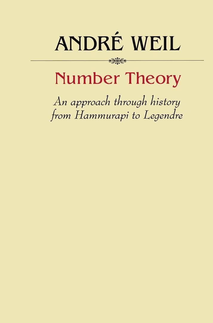 Number Theory: An Approach through History from Hammurapi to Legendre t1gstaticcomimagesqtbnANd9GcTNJzSletefbuJsVv