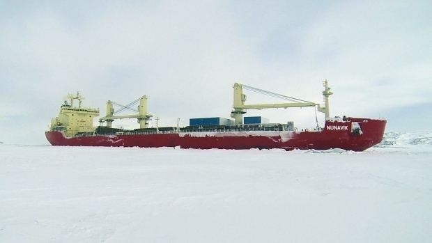 Nunavik (ship) Cargo ship from Nunavik mine to travel Northwest Passage North