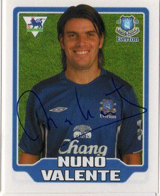 Nuno Valente EVERTON Nuno Valente 196 MERLIN FA Premier League 06
