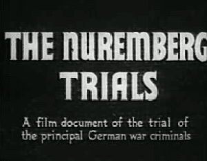 Nuremberg Trials (film) movie poster