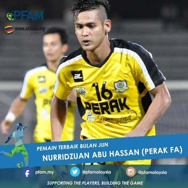 Nurridzuan Abu Hassan Professional Footballers Associations of Malaysia