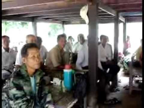 Nuth Rumduol MPs Ke Sovannroth and Nuth Rumduol visited in Prey Veng provincewmv