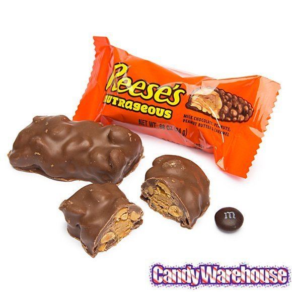 NutRageous Reese39s Nutrageous Snack Size Candy Bars 10Piece Bag