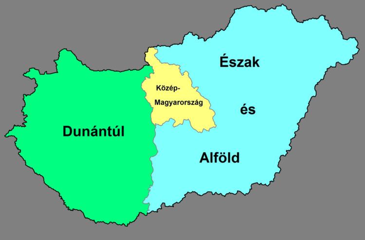 NUTS statistical regions of Hungary