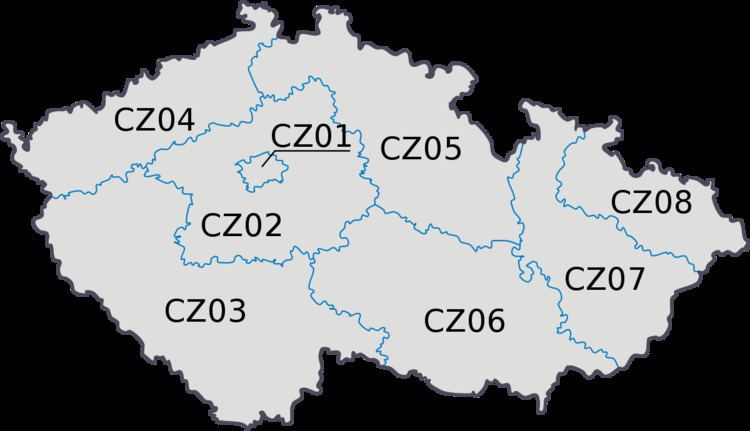 NUTS statistical regions of the Czech Republic