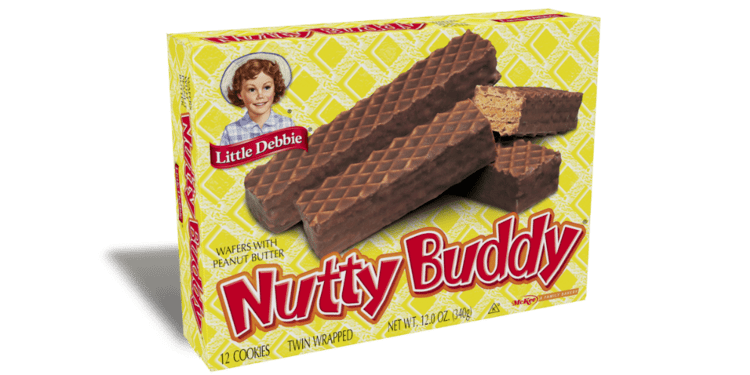 Nutty Bars Nutty Buddy Little Debbie